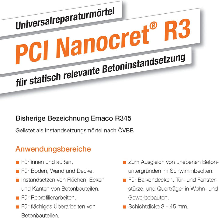 PCI Nanocret R3 25 kg (Nanocret 70)