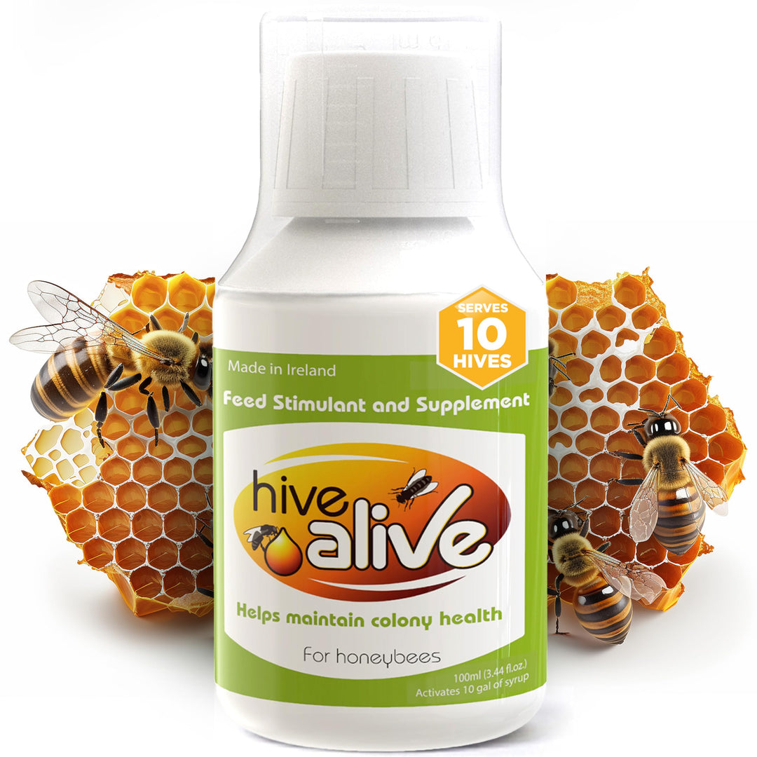HIVE ALIVE Bienenfutter Zusatz - Natürliches Bienenfutter Flüssig - Bio Imker Zubehör - Herbst-Frühj