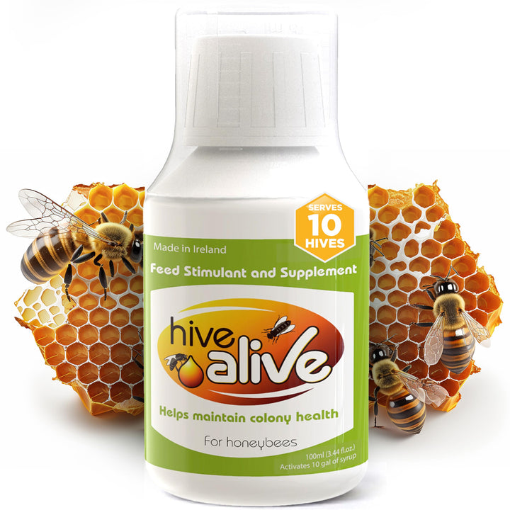 HIVE ALIVE Bienenfutter Zusatz - Natürliches Bienenfutter Flüssig - Bio Imker Zubehör - Herbst-Frühj