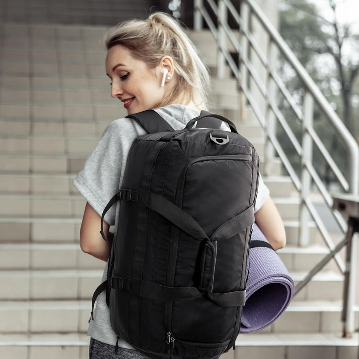 G4Free 45L Grosse Sporttasche&Reisetasche für Damen und Herren/mit Schuhfach & Nassfach/Trainingstas