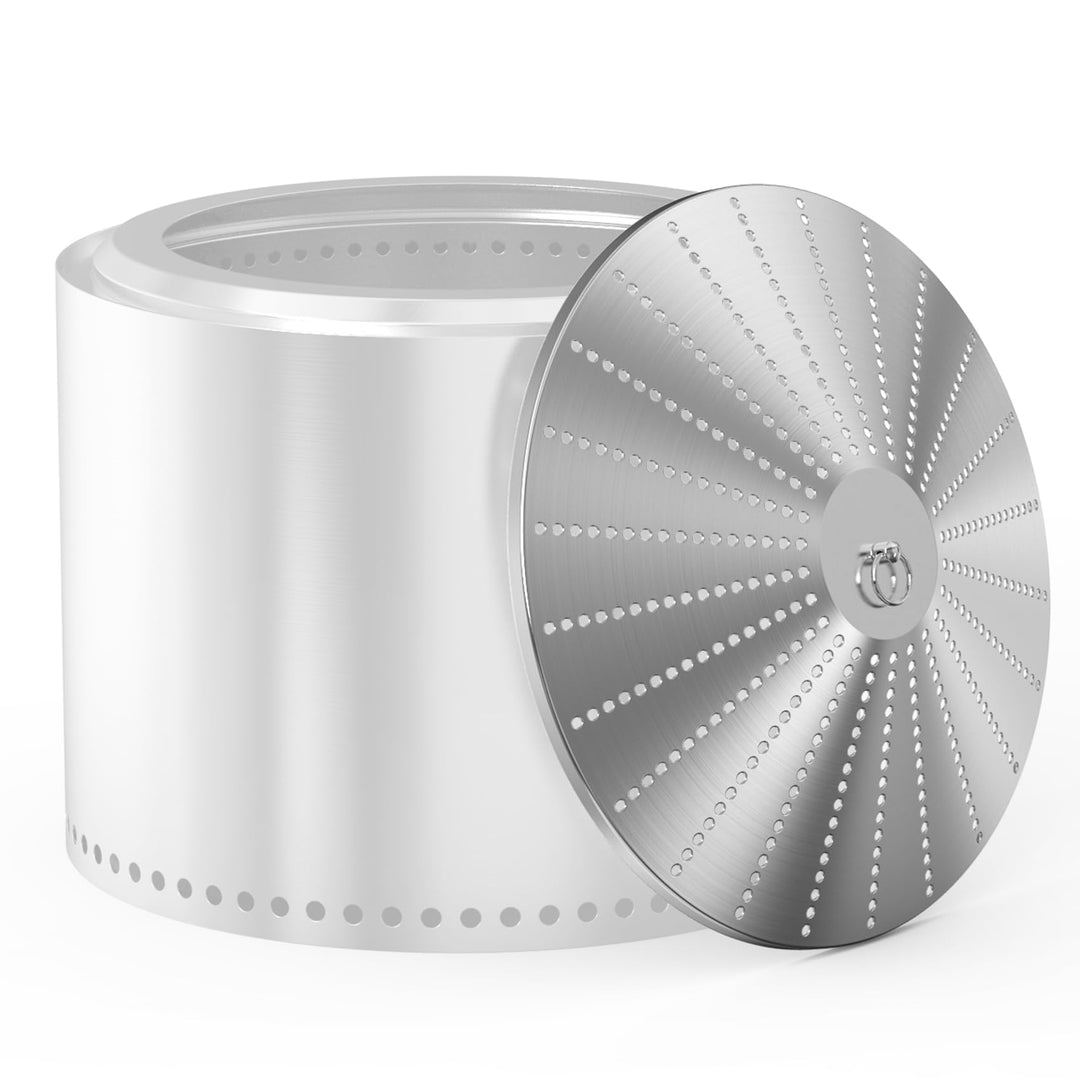 Onlyfire Pellet Adapter für Solo Stove Bonfire 19.5"/49.53cm Feuerschale, Edelstahl Rauchfreier Feue
