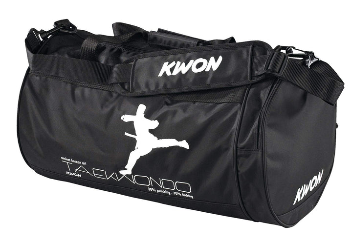 Kwon Trainingstasche Taekwondo, schwarz 48 x 24cm Schwarz, 48 x 24cm Schwarz