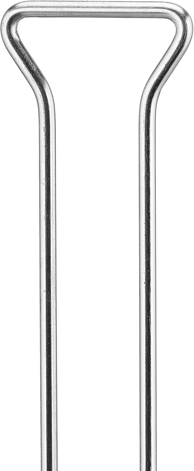 Relaxdays Fischbräter 3er Set, Edelstahl, mit Griff, 54 cm lang, Fischhalter zum Grillen, Grillgutha
