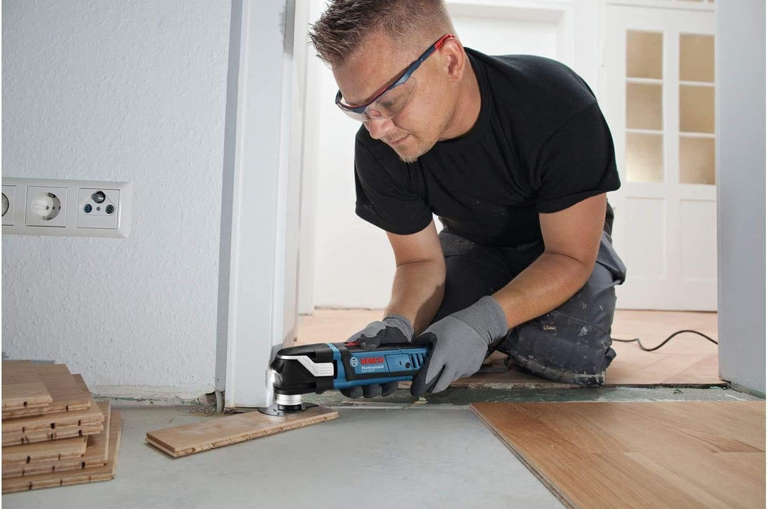 Bosch Professional GOP 40-30 Multi-Cutter, 400 W Motor, Starlock Schleifplatte AVZ 93 G, StarlockPlu