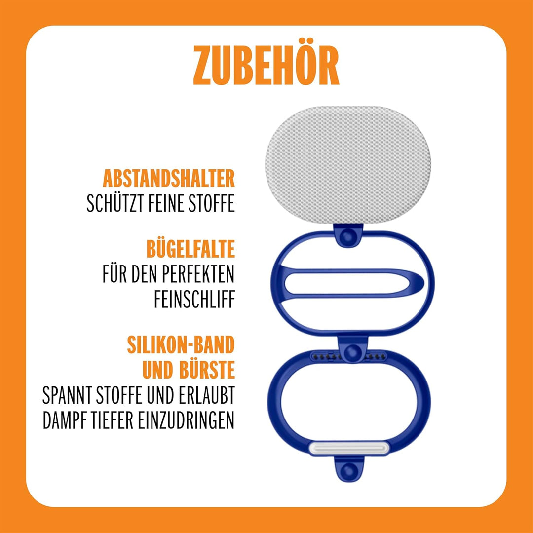 Conair 2-in-1 Steam & Iron Turbo Dampfglätter und Bügeleisen | 4 Einstellungen | Dampfleistung 33g/M