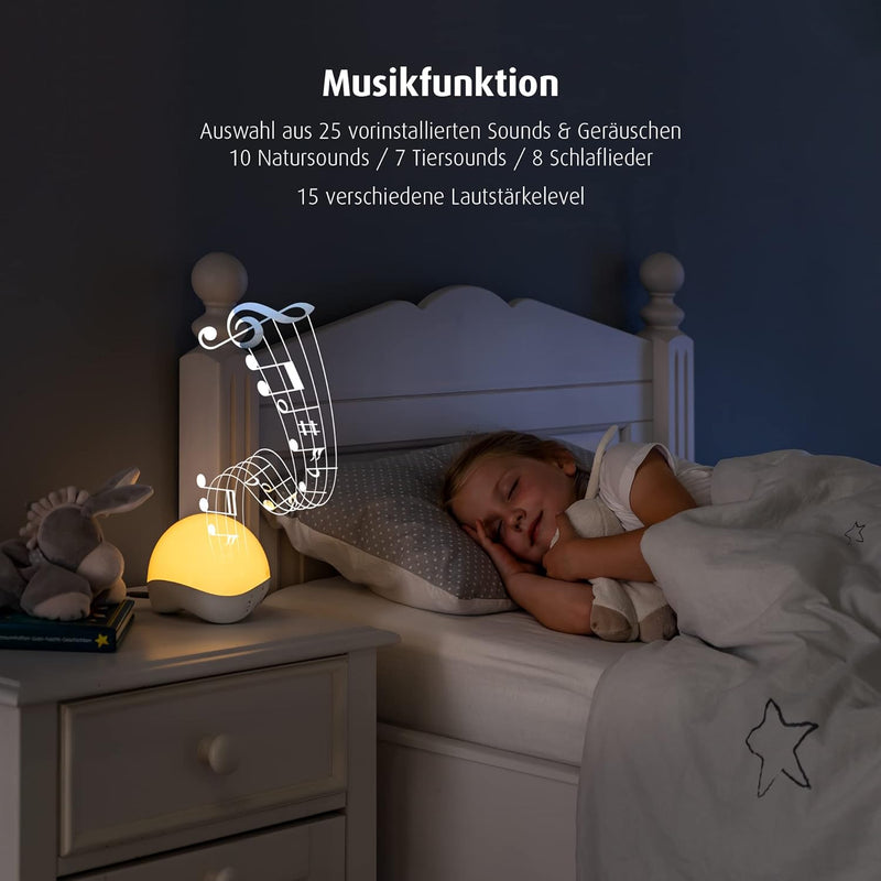 Reer MyMagicSmartLight smartes Nachtlicht, 16 Mio Farben, Musikfunktion, steuerbar über Alexa, per A