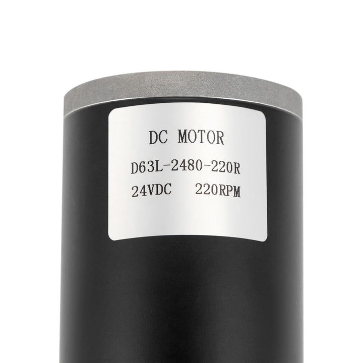 Links montierter DC-Getriebemotor 80W 24V 220U/min Hohes Drehmoment Original-Halbleiterchips der Mes