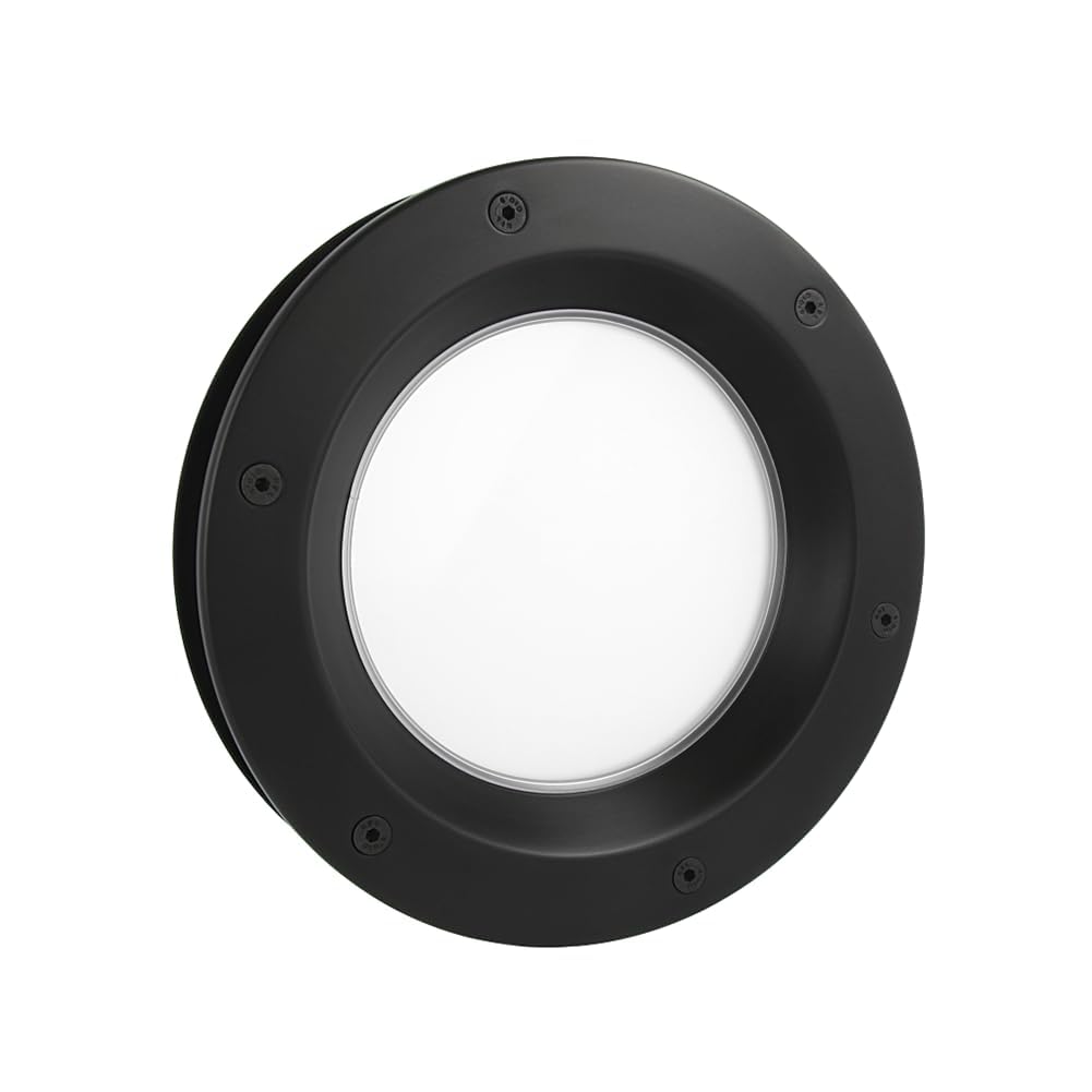 MLS Bullauge B6000, Bullauge für Türen, aus Robustem Aluminium, VSG-Sicherheitsglas, Passend für 40