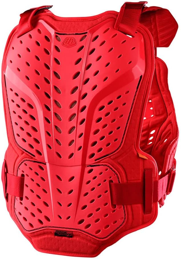Troy Lee Designs Rockfight CE Brustschutz für Erwachsene, Offroad-Motorrad-Körperpanzer Rot Einheits
