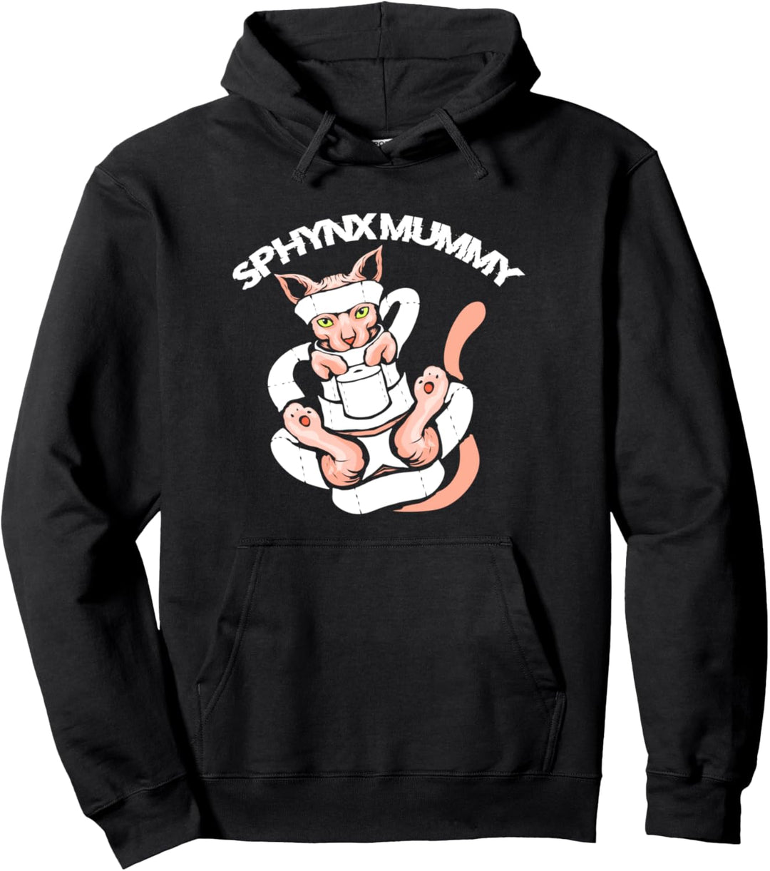 Sphynx Mummy - Lustiges Sphynx Katze Mumie Haustier Geschenk Pullover Hoodie