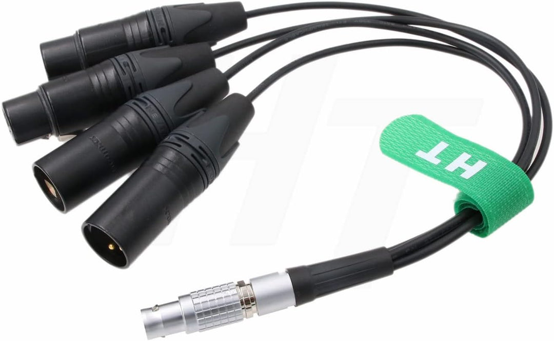 HangTon 10pin auf 3pin XLR Breakout Audiokabel für Atomos Shogun Inferno, Ninja Inferno, Shogun Flam