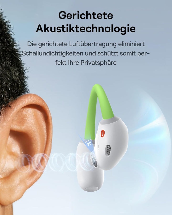 Baseus Eli Sport 1 Open Ear kopfhörer Bluetooth, Direktionale Akustik, druckvoller Bass, Ultraleicht