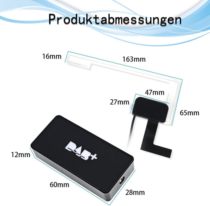 DAB+ Digitaladapter, nur passend für 8667 CAWELL Produkte