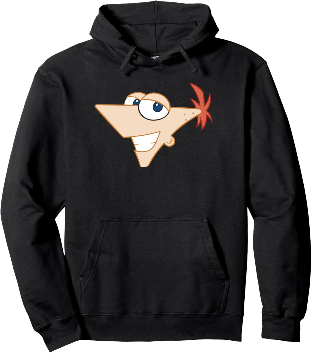 Disney Phineas und Ferb grosses Phineas grosses Gesicht Pullover Hoodie