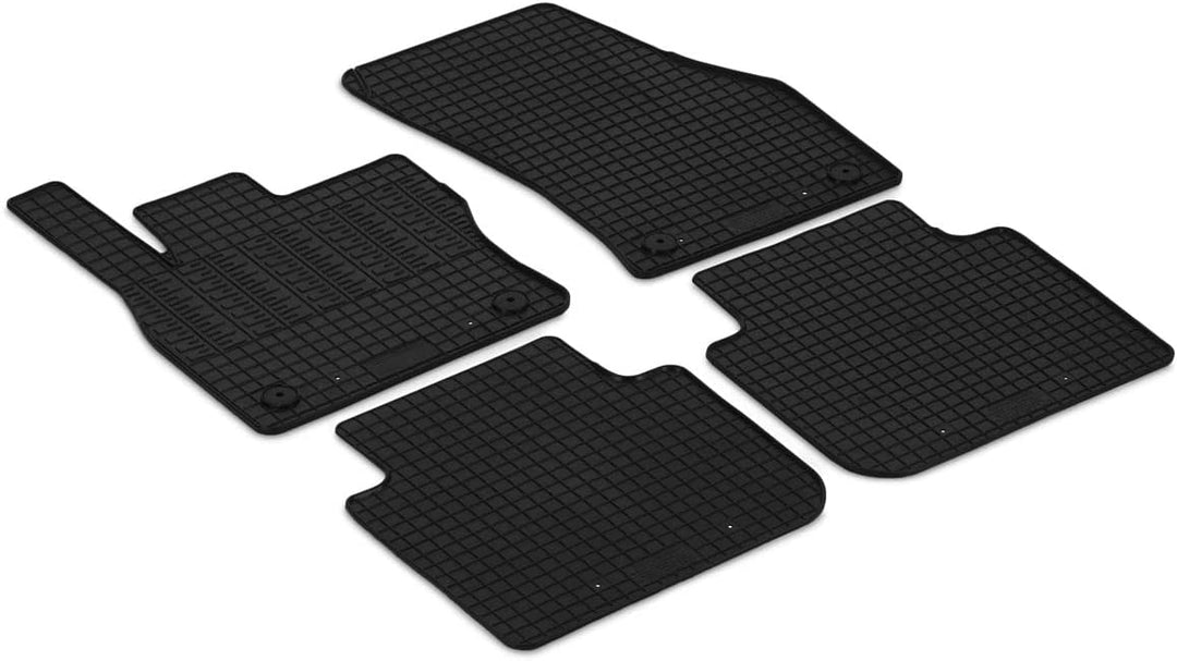 Gummi Fussmatten passend für Skoda Kodiaq ab 2017/VW Tiguan Allspace ab 9/2017/Seat Tarraco ab 2019