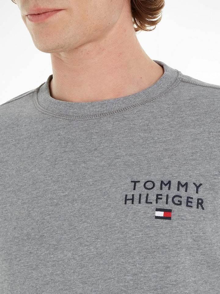 Tommy Hilfiger Herren Track Top HWK Um0um02878 Schwere Strickwaren (1er Pack) M Grau (Medium Grey He