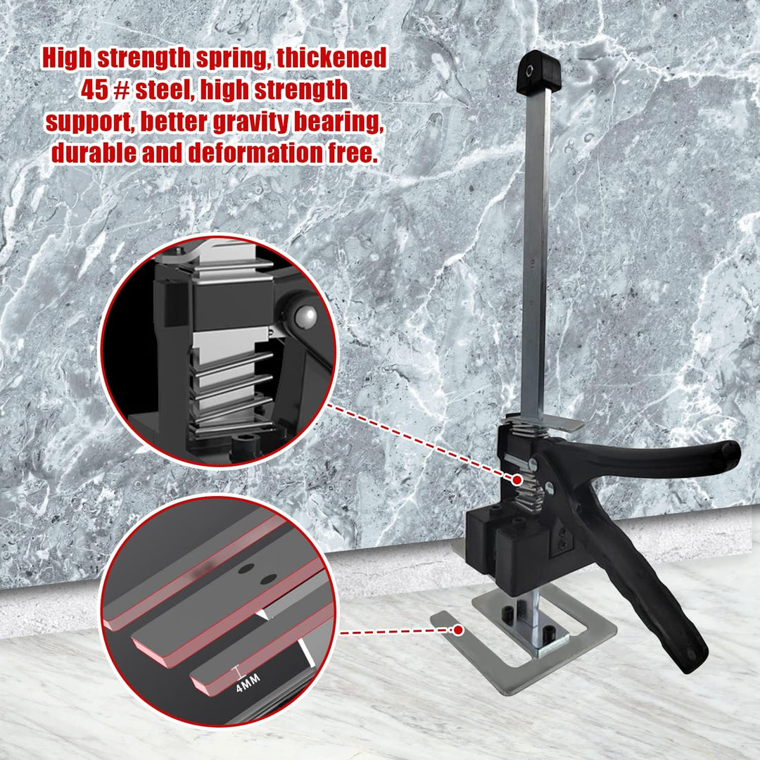 Arbeitssparender Heber, 2 Stück 38.8cm Arm Handwerkzeugheber mit Skala, Bis Zu 240 KG Fliesenheber H