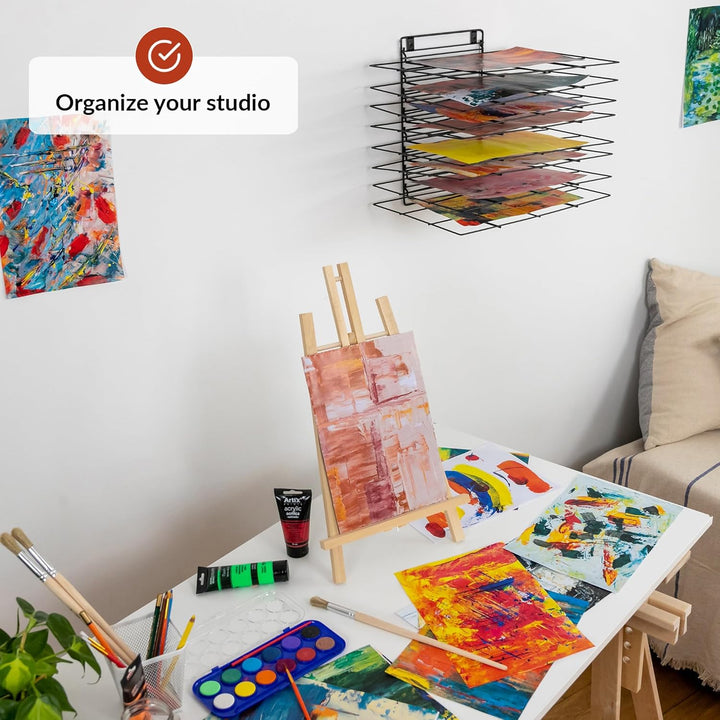 ODOXIA BILDER TROCKENGESTELL zur WANDMONTAGE mit Schrauben für Klassenzimmer | Hängendes Kleines Kun