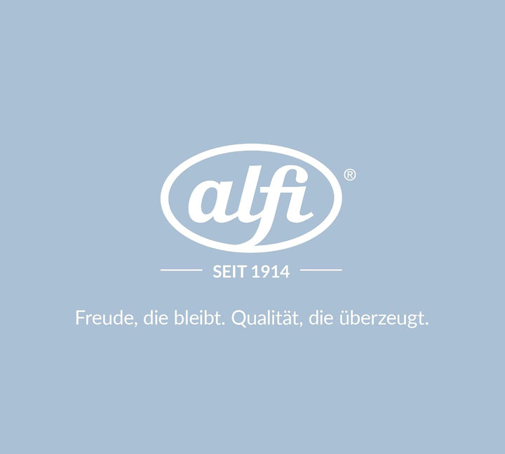 alfi SKYLINE 1,0l, pastel water, Edelstahl-Isolierkanne mit hygienischem Hartglaseinsatz, Drehversch