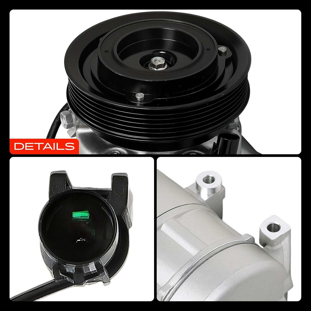 Frankberg Klimakompressor Klimaanlage Kompatibel mit i20 PB PBT 1.4L 1.6L Benzin 2008-2012 Replace#