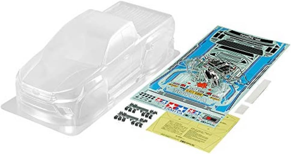 TAMIYA 51611 - Karosserie-Satz Toyota Hilux Extra Cab CC-01, Ersatzteil, Modellbau, Zubehör
