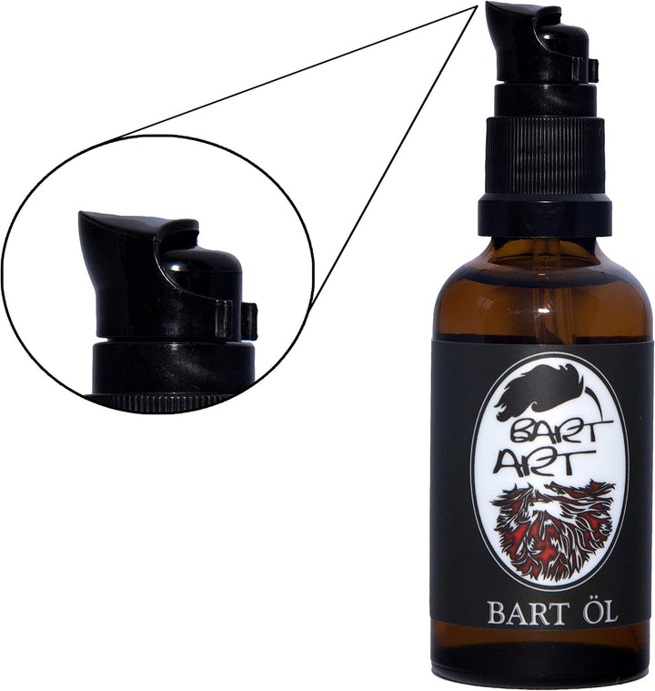 BARTART Bart Öl • Inhalt 50ml • Made in Germany • mit Avocado- & Moringa Öl • für alle Barttypen