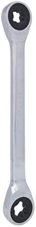 KS Tools 503.4355 GEARplus TX-E-Doppel-Ratschenringschlüssel,E14xE18, E14xE18