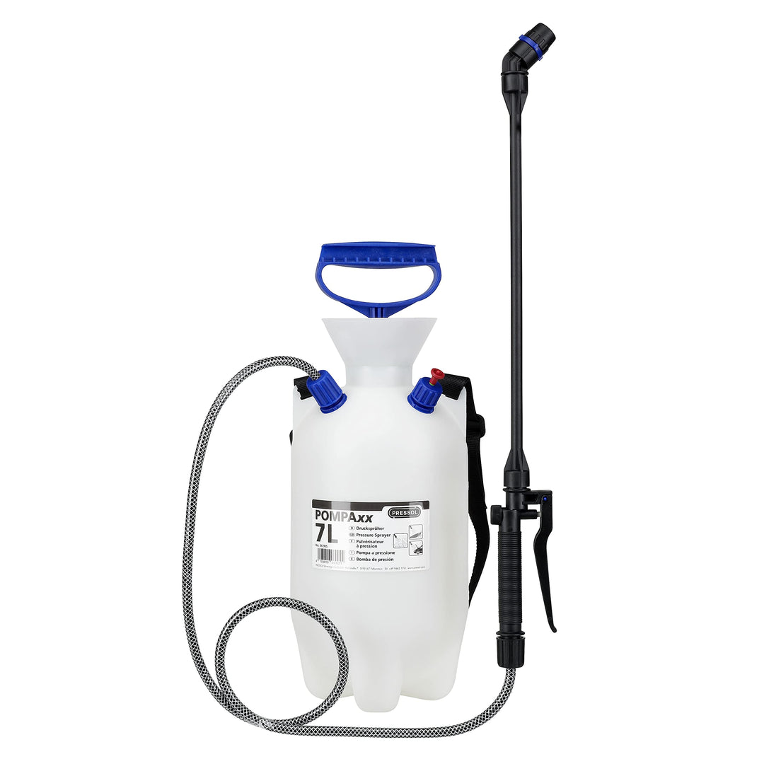 Pressol Industriezerstäuber POMPAxx (7L, mit Schultertragegurt und Sprühlanze, Manueller Druckaufbau