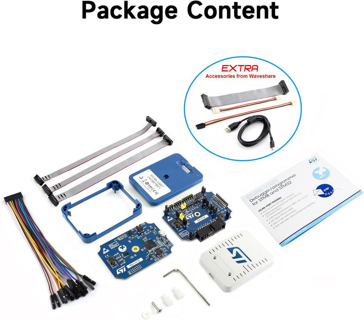 Waveshare STLINK-V3SET Modular in-Circuit Debugger and Programmer for STM32/STM8 Microcontrollers St