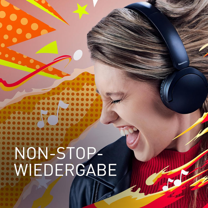 Panasonic HF630B, Kabelloser Street-Kopfhörer, On-Ear, eingebautes Mikrofon, Bluetooth 5.3, Multipoi
