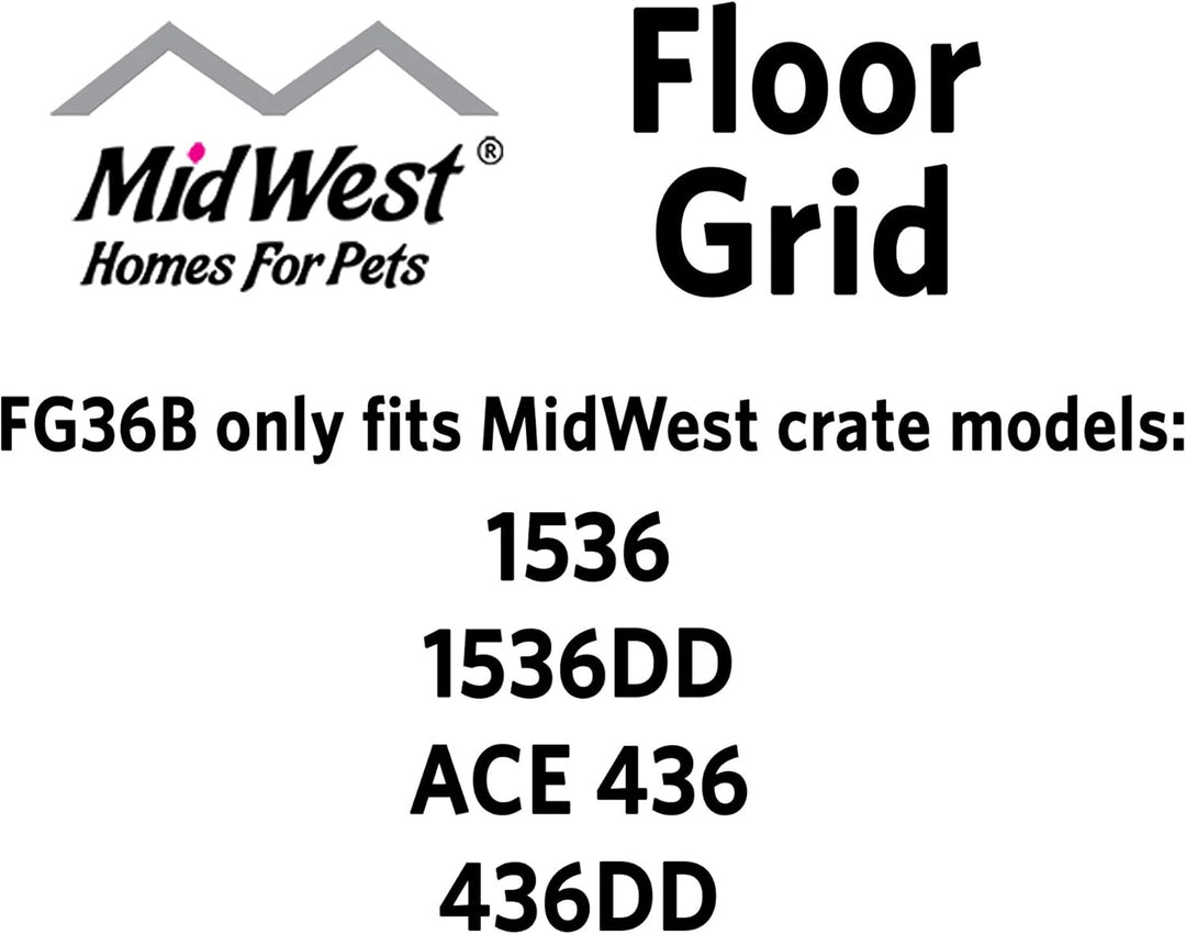 Midwest Homes for Pets FG36B Bodengitter für Hundebox, erhöht, passend zu Modellen 1336TD, 1536, 153