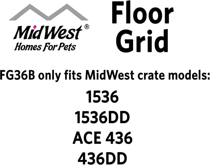 Midwest Homes for Pets FG36B Bodengitter für Hundebox, erhöht, passend zu Modellen 1336TD, 1536, 153
