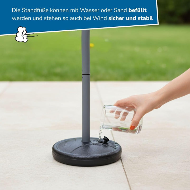 alldoro 60230 XXL-Verkehrsset mit Ampel, 10 Verkehrszeichen und 4 Pylonen für Kinder, zum Spielen un