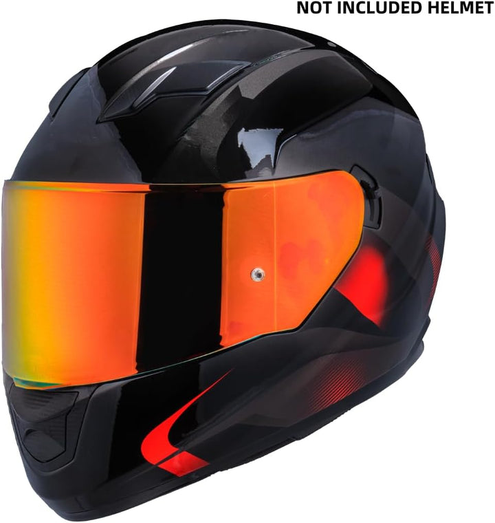 JQF Gear Helmvisier,Motorradhelm Visier für FF800/FF353/FF328,Motorrad Windschutz Helm Objektiv Visi