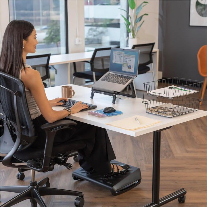 FELLOWES Photo Gel Mauspad und Handgelenkauflage mit Microban Schutz, blau, 9.25" x 7.31", blau