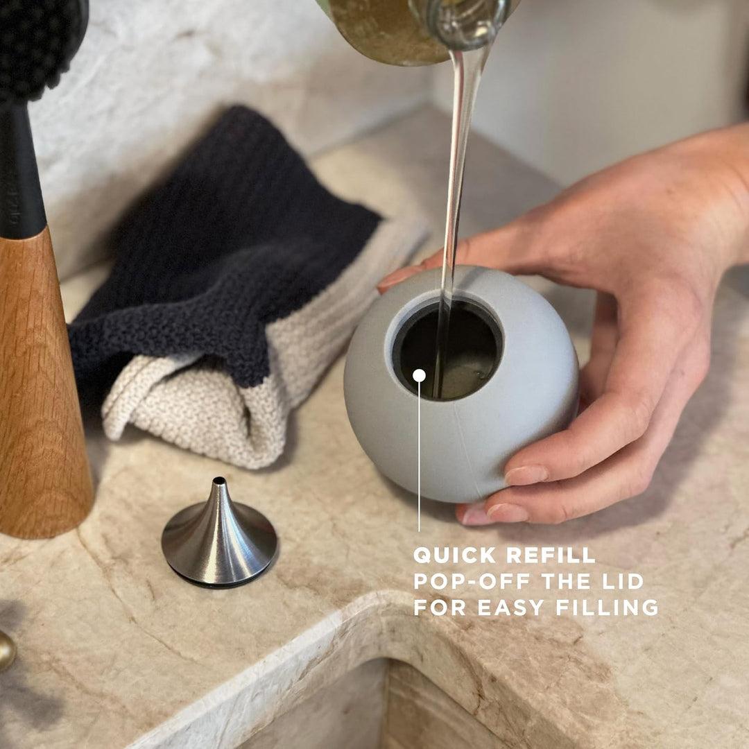 EVA SOLO | Seifenspender Marble Grey | Clever, lustig und schlicht | Marble Grau, Marble Grau