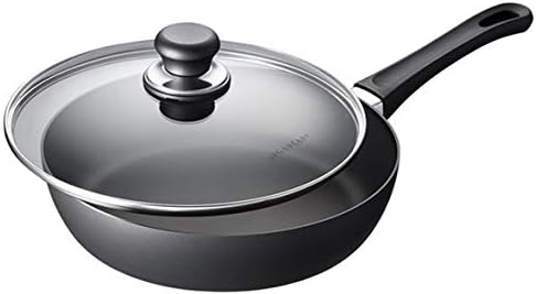 SCANPAN Classic Schmorpfanne mit Deckel 26 cm | Stratanium Antihaftbeschichtung | Pfanne für Ceran-