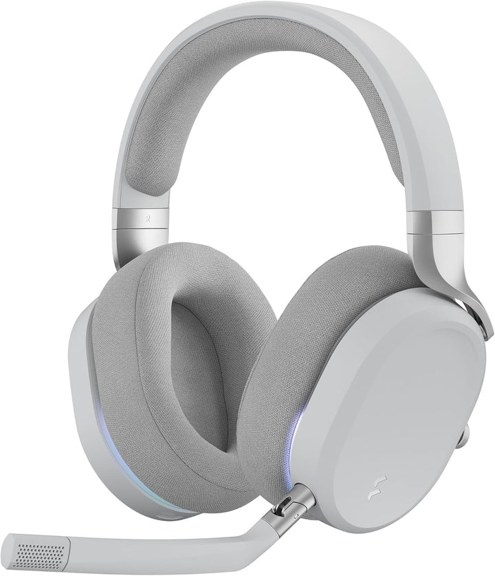 Fractal Design Scape Light - Wireless PC Gaming Headset - Abnehmbares Mikrofon mit Geräuschfilter –