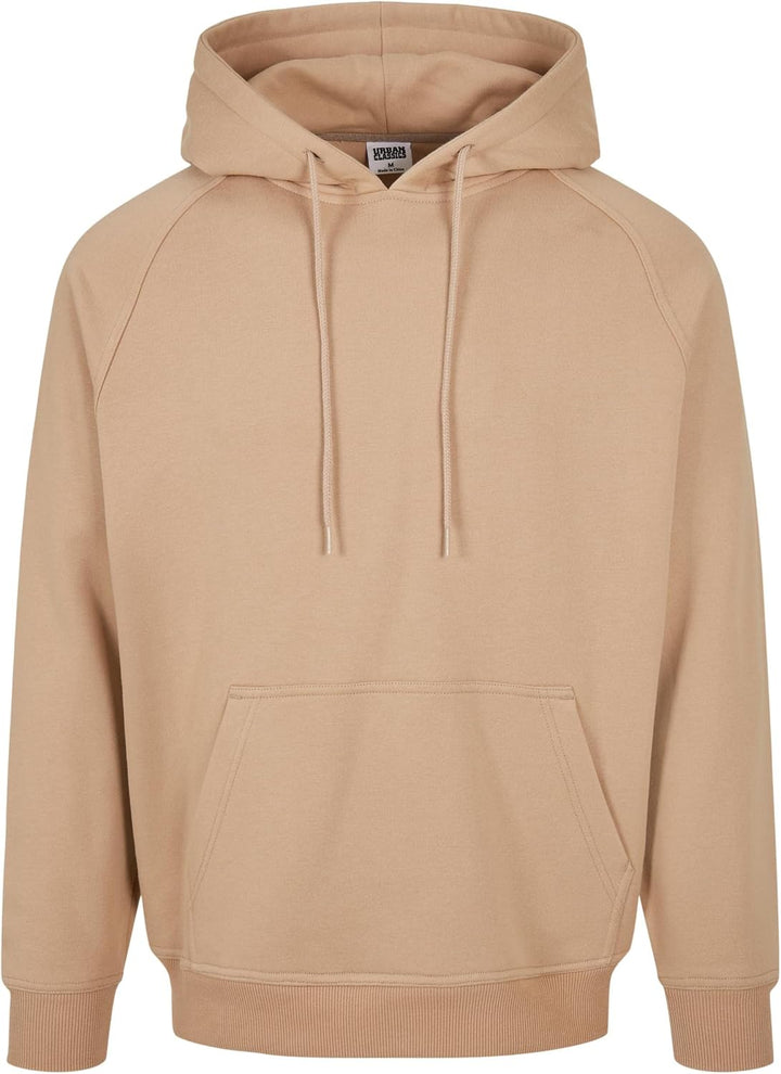 Urban Classics Herren Blank Hoody Kapuzenpullover L Unionbeige, L Unionbeige