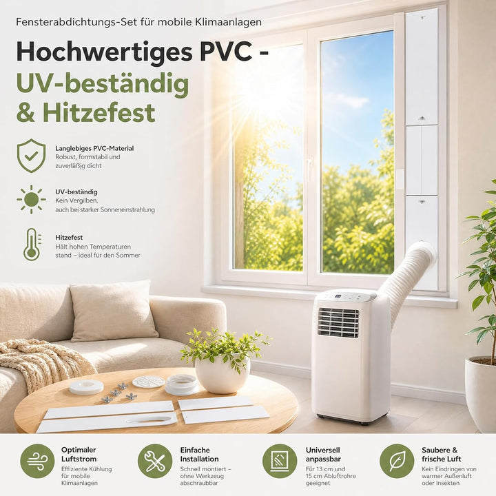 Fensterabdichtung Klimaanlage Platte Kit für Mobile Klimageräte