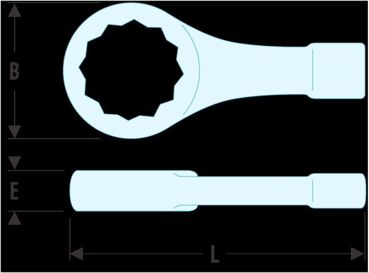 FACOM Ring-Schlagschlüssel - 27 mm, 1 Stück, 51B.27