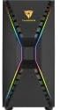 Aerocool Cronus Mid Tower Case – PC Gaming Case with 1 x 1400mm ARGB Rear Fan, RGB LED Front & Full
