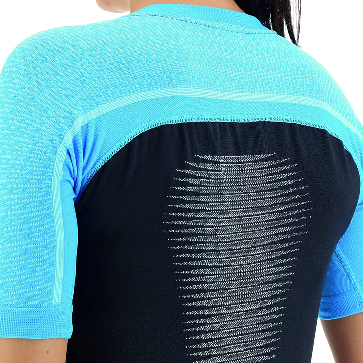 UYN Damen Biking Granfondo Ow T-Shirt XS Blackboard/Danube Blue, XS Blackboard/Danube Blue