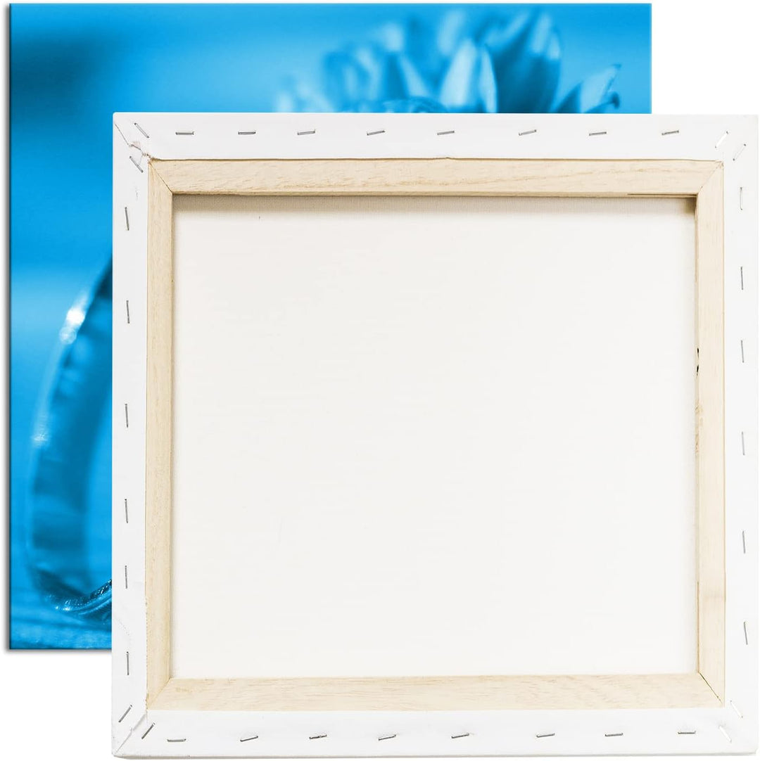 deyoli eleganter Verlobungsring mit Blume im Format: 60x60 Effekt: Zeichnung als Leinwandbild, Motiv
