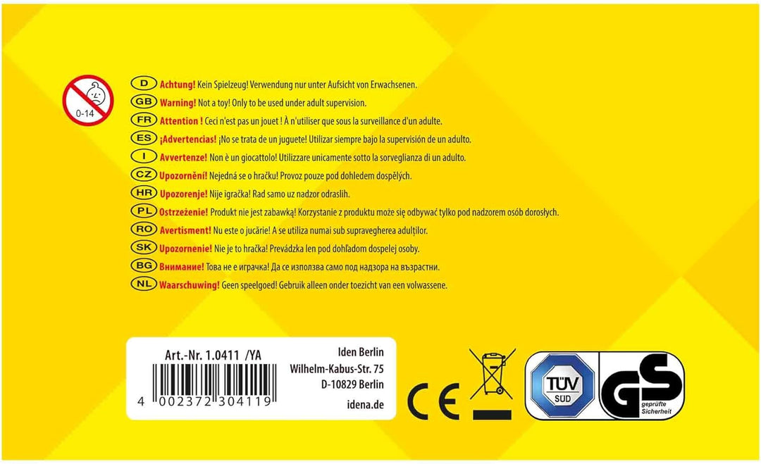 Idena 10411 - Globus mit politischem Kartenbild bei ausgeschalteter Beleuchtung und Sternbildern bei