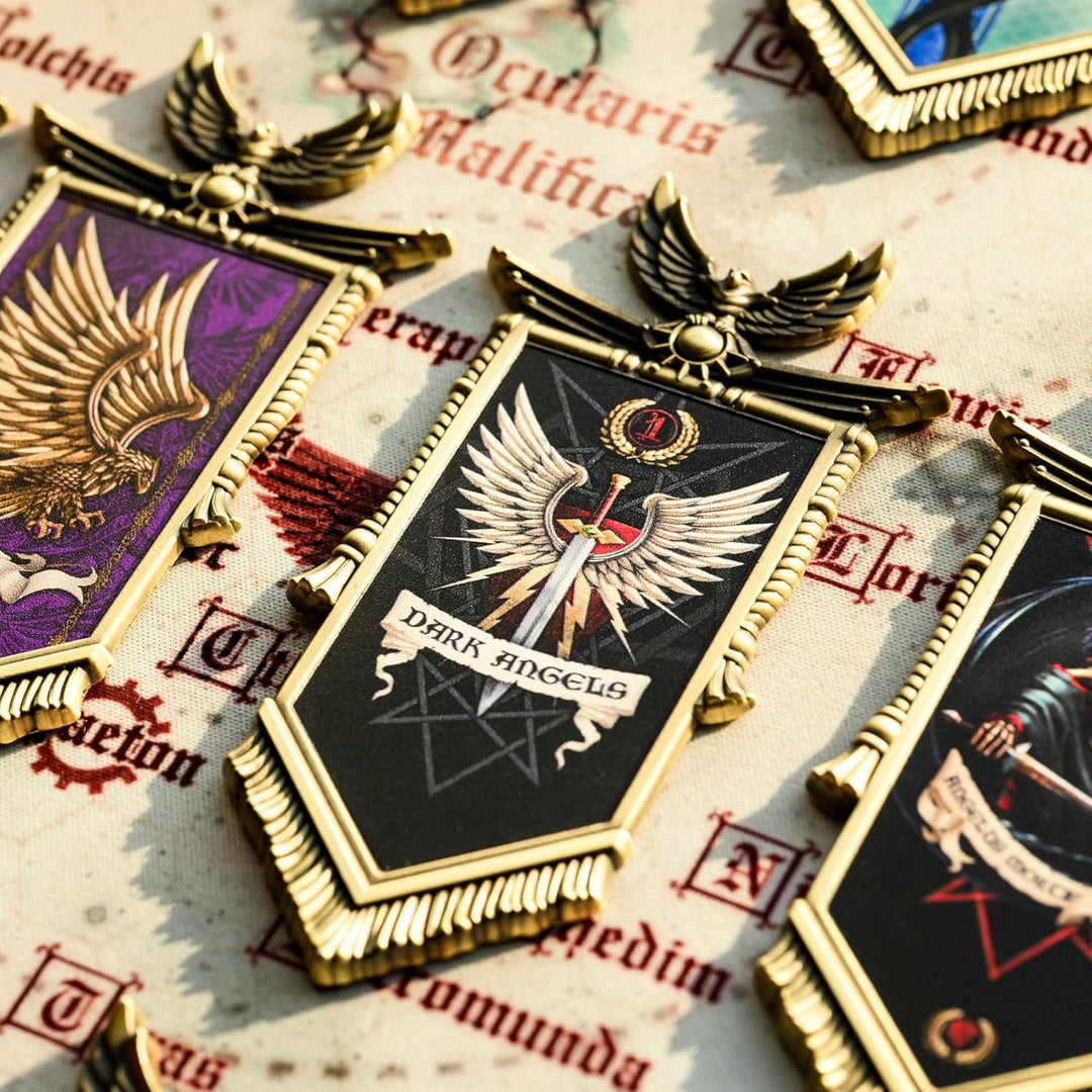 Starforged Warhammer 30K Horus Heresy Space Marine 2 Legion Kühlschrankmagnet Chaos Offizielle Lizen