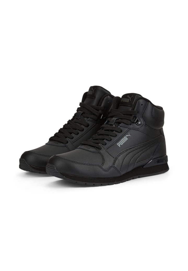 PUMA Unisex St Runner V3 Mid L Sneaker, Puma Black Puma Black Dark Shadow