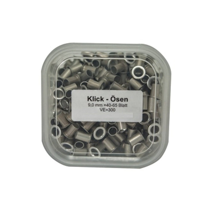 Sawukaytis Klick9 300 Klick Ösen 9,0 mm, 40-65 Blatt, für Duo-N20, Duo-N35 & SN-120