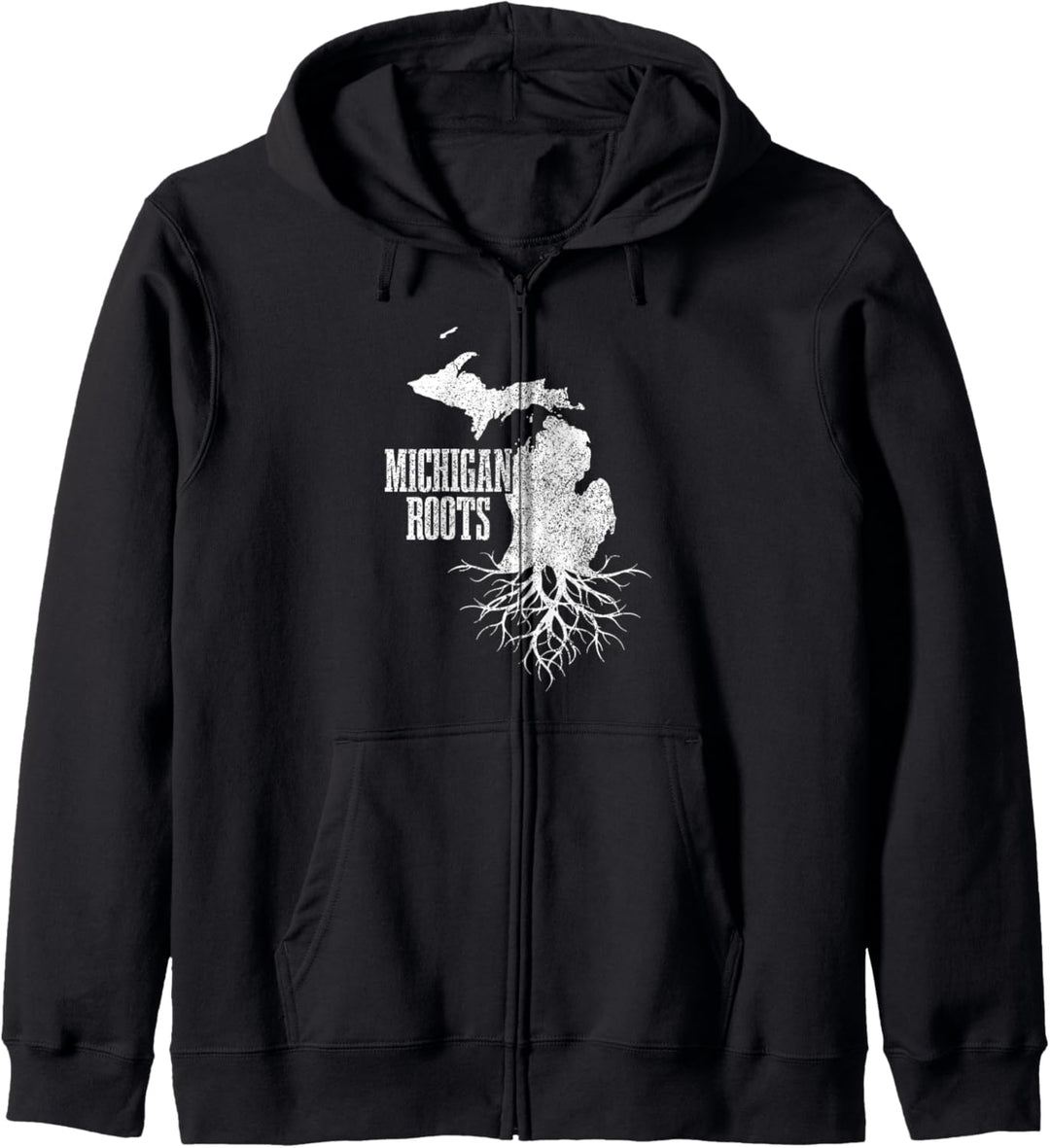 Michigan Roots Vintage USA Amerika Kapuzenjacke