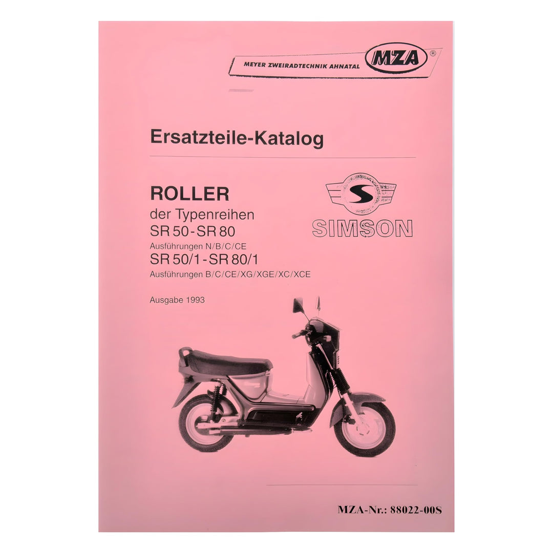 Ersatzteilkatalog Roller SR50-SR80 - Ausgabe 1993